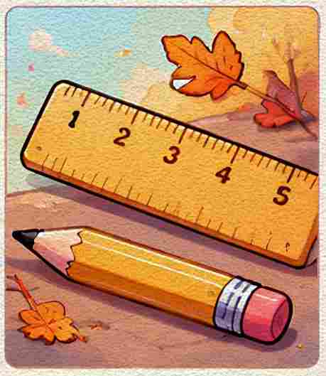 Ruler and Pencil Set