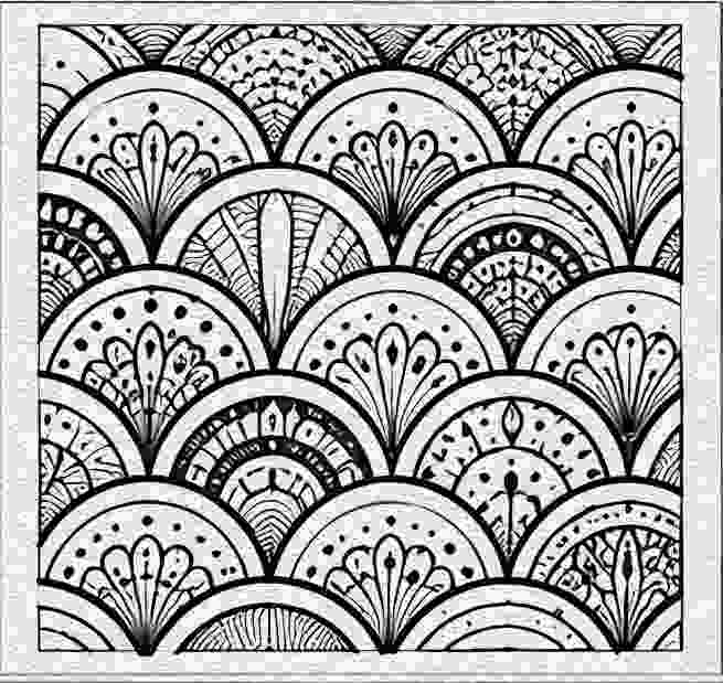 Scallop and Scale Pattern