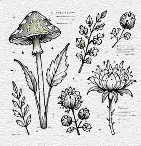 Spooky Botanical Specimen Journal
