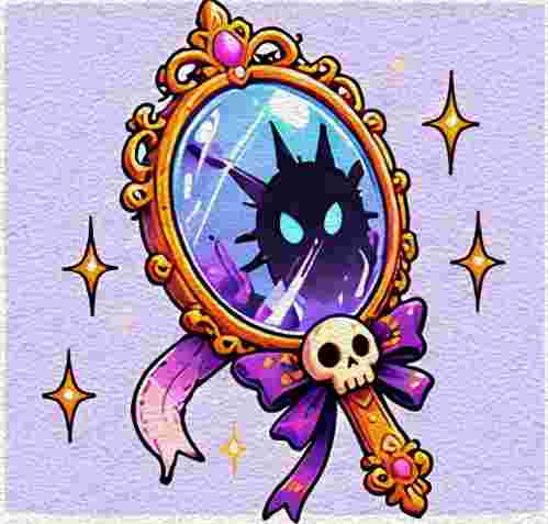 Spooky Hand Mirror