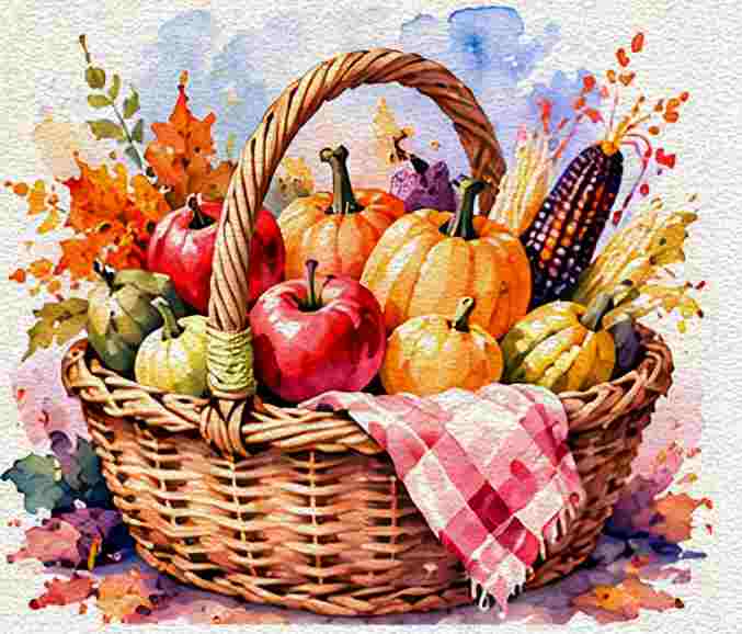 Spooky Harvest Basket
