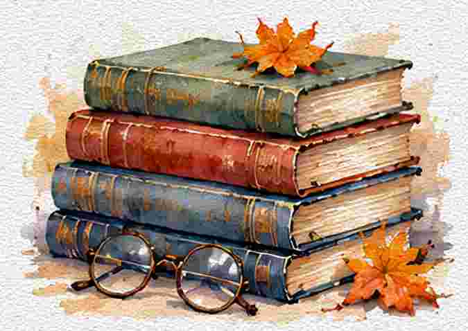 Stack of Old Books