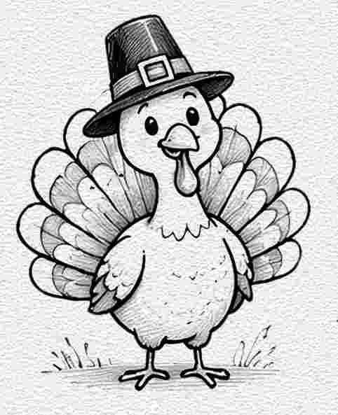Turkey with a Pilgrim Hat