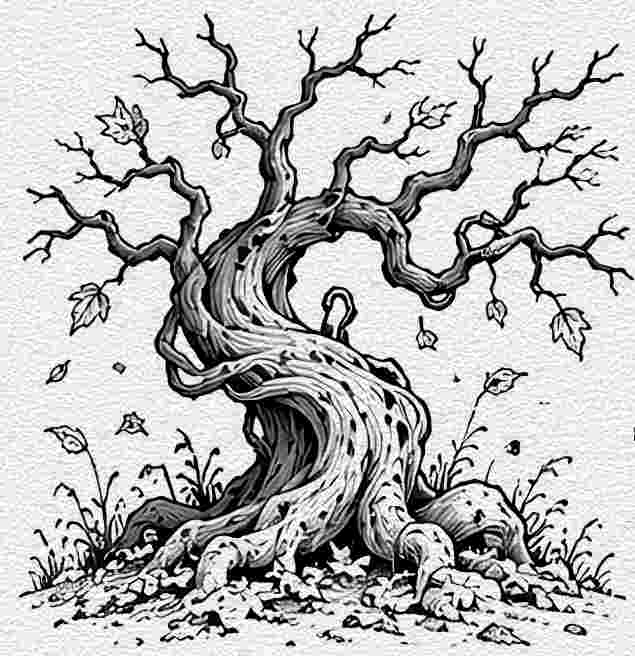 Twisted Halloween Tree