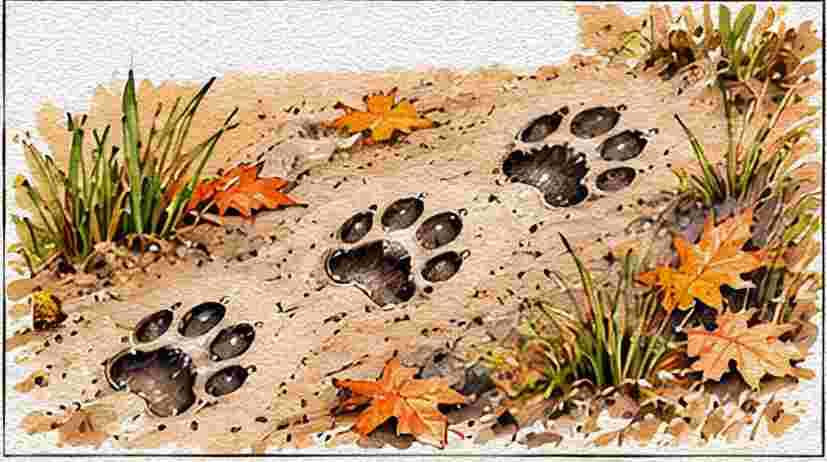 Woodland Animal Tracks